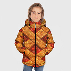Куртка зимняя для мальчика Сладкий вишневый пирог, цвет: 3D-светло-серый — фото 2