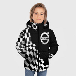 Куртка зимняя для мальчика Volvo racing flag, цвет: 3D-черный — фото 2