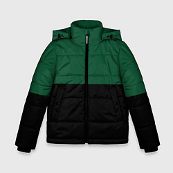 Зимняя куртка для мальчика Серьёзный Зелёный