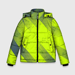 Куртка зимняя для мальчика Green sport style, цвет: 3D-черный