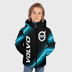 Куртка зимняя для мальчика Volvo неоновые лампы, цвет: 3D-черный — фото 2