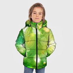 Куртка зимняя для мальчика Свет в отражении, цвет: 3D-черный — фото 2