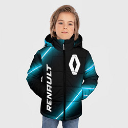 Куртка зимняя для мальчика Renault неоновые лампы, цвет: 3D-черный — фото 2