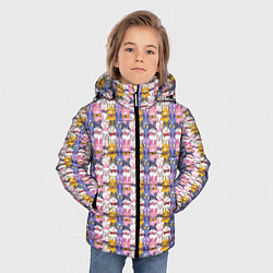 Куртка зимняя для мальчика Маленькие милые кролики, цвет: 3D-светло-серый — фото 2