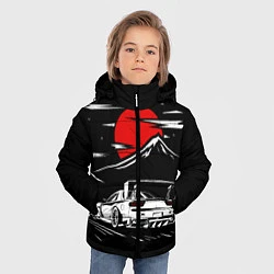 Куртка зимняя для мальчика Мазда RX - 7 JDM Style, цвет: 3D-светло-серый — фото 2