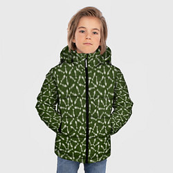 Куртка зимняя для мальчика Милитари Скелет рыбный, цвет: 3D-светло-серый — фото 2