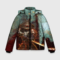 Куртка зимняя для мальчика Кодзуки, цвет: 3D-черный