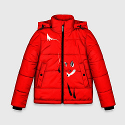Куртка зимняя для мальчика Красная лиса, цвет: 3D-красный