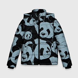 Куртка зимняя для мальчика Panda summer song, цвет: 3D-светло-серый