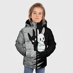 Куртка зимняя для мальчика Теневой зайка, цвет: 3D-красный — фото 2