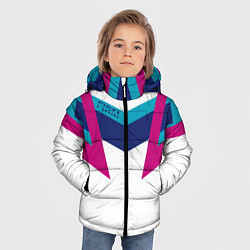 Куртка зимняя для мальчика FIRM белый спортик, цвет: 3D-светло-серый — фото 2