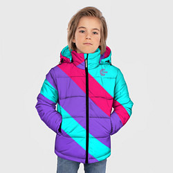 Куртка зимняя для мальчика Аля восьмидесятые FIRM, цвет: 3D-черный — фото 2