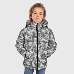 Куртка зимняя для мальчика Nirvana style light, цвет: 3D-красный — фото 2