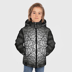 Куртка зимняя для мальчика Бабушкин ковер, цвет: 3D-черный — фото 2