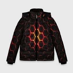 Куртка зимняя для мальчика Cyberpunk stiill, цвет: 3D-светло-серый