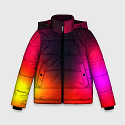 Куртка зимняя для мальчика Абстрактная текстура, цвет: 3D-черный