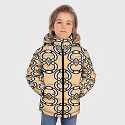 Куртка зимняя для мальчика Восьмерочка, полукруг в форме цифры, цвет: 3D-красный — фото 2