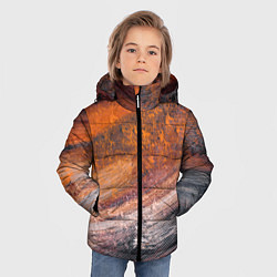 Куртка зимняя для мальчика Пустынный ветер, цвет: 3D-светло-серый — фото 2