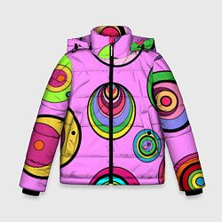 Зимняя куртка для мальчика Разноцветные круги