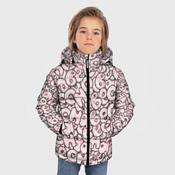 Куртка зимняя для мальчика Буквы: весна, цвет: 3D-черный — фото 2