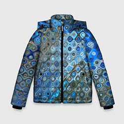 Куртка зимняя для мальчика Модный паттерн, цвет: 3D-черный