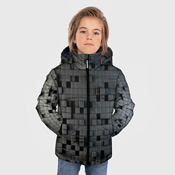 Куртка зимняя для мальчика Digital pixel black, цвет: 3D-черный — фото 2