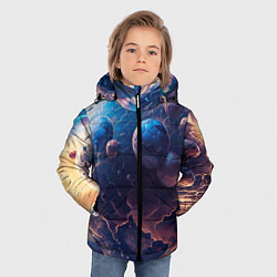 Куртка зимняя для мальчика Фантастический футбол, цвет: 3D-светло-серый — фото 2
