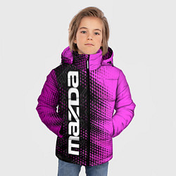 Куртка зимняя для мальчика Mazda pro racing: по-вертикали, цвет: 3D-черный — фото 2