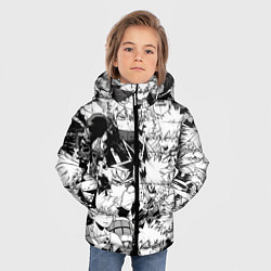 Куртка зимняя для мальчика Кацуки Бакуго - Моя геройская академия, цвет: 3D-черный — фото 2