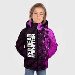 Куртка зимняя для мальчика Red Dead Redemption pro gaming: по-вертикали, цвет: 3D-черный — фото 2