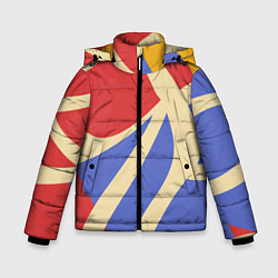 Зимняя куртка для мальчика Абстракция в стиле модерн