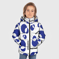 Куртка зимняя для мальчика Геометрия фигуры, цвет: 3D-красный — фото 2