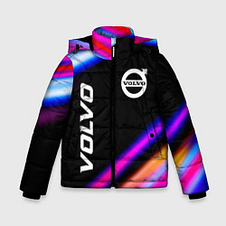 Куртка зимняя для мальчика Volvo speed lights, цвет: 3D-черный