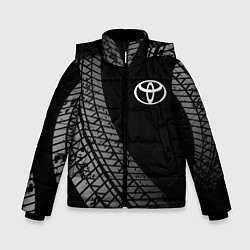 Зимняя куртка для мальчика Toyota tire tracks