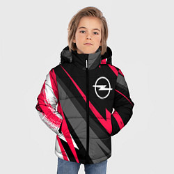 Куртка зимняя для мальчика Opel fast lines, цвет: 3D-черный — фото 2