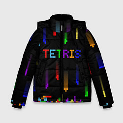 Зимняя куртка для мальчика Falling blocks tetris