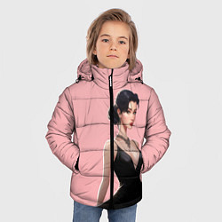 Куртка зимняя для мальчика Girl in black dress - pink, цвет: 3D-черный — фото 2