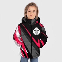 Куртка зимняя для мальчика Daewoo fast lines, цвет: 3D-черный — фото 2