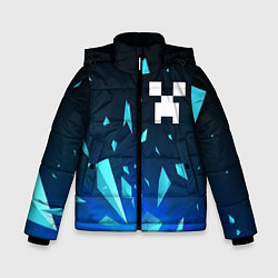 Зимняя куртка для мальчика Minecraft взрыв частиц