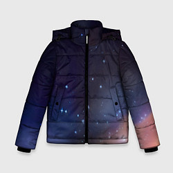 Зимняя куртка для мальчика Космическое полотно