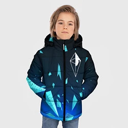Куртка зимняя для мальчика No Mans Sky взрыв частиц, цвет: 3D-черный — фото 2