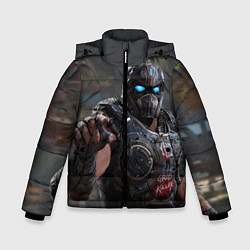 Куртка зимняя для мальчика Gears of war Клейтон Кармайн, цвет: 3D-светло-серый