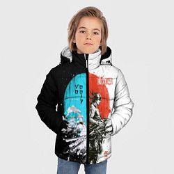 Куртка зимняя для мальчика Зоро в инверсии - One Piece, цвет: 3D-светло-серый — фото 2