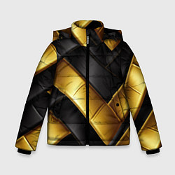 Куртка зимняя для мальчика Gold black luxury, цвет: 3D-красный