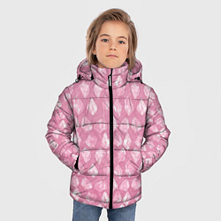 Куртка зимняя для мальчика Кристаллы, цвет: 3D-светло-серый — фото 2