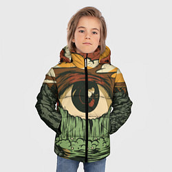 Куртка зимняя для мальчика Водопад из слез, цвет: 3D-светло-серый — фото 2