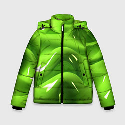 Зимняя куртка для мальчика Зеленая слизь