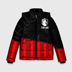 Куртка зимняя для мальчика Форма Team Liquid red, цвет: 3D-красный