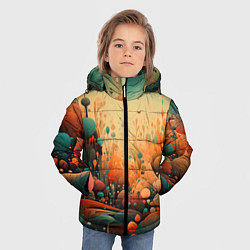 Куртка зимняя для мальчика Загадочное измерение, цвет: 3D-светло-серый — фото 2