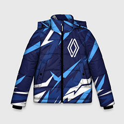 Куртка зимняя для мальчика Renault - спортивный синий, цвет: 3D-светло-серый